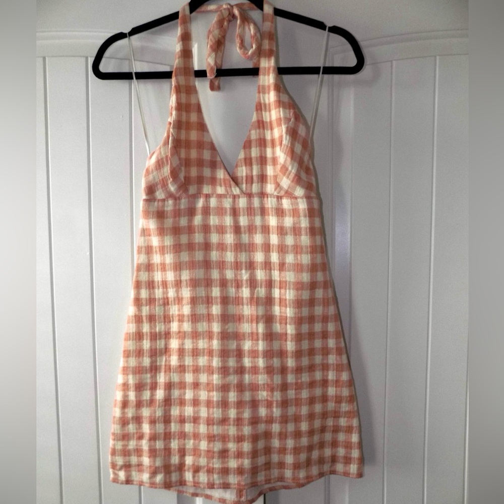 Zara checker dress
